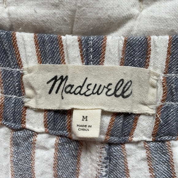 Madewell stripe linen blended trouser - Picture 3 of 3